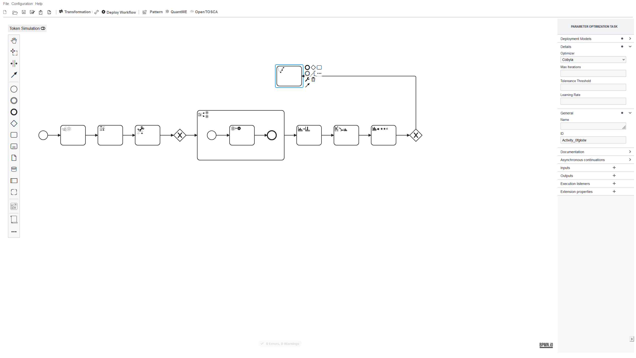 Modeler Configure Optimizer