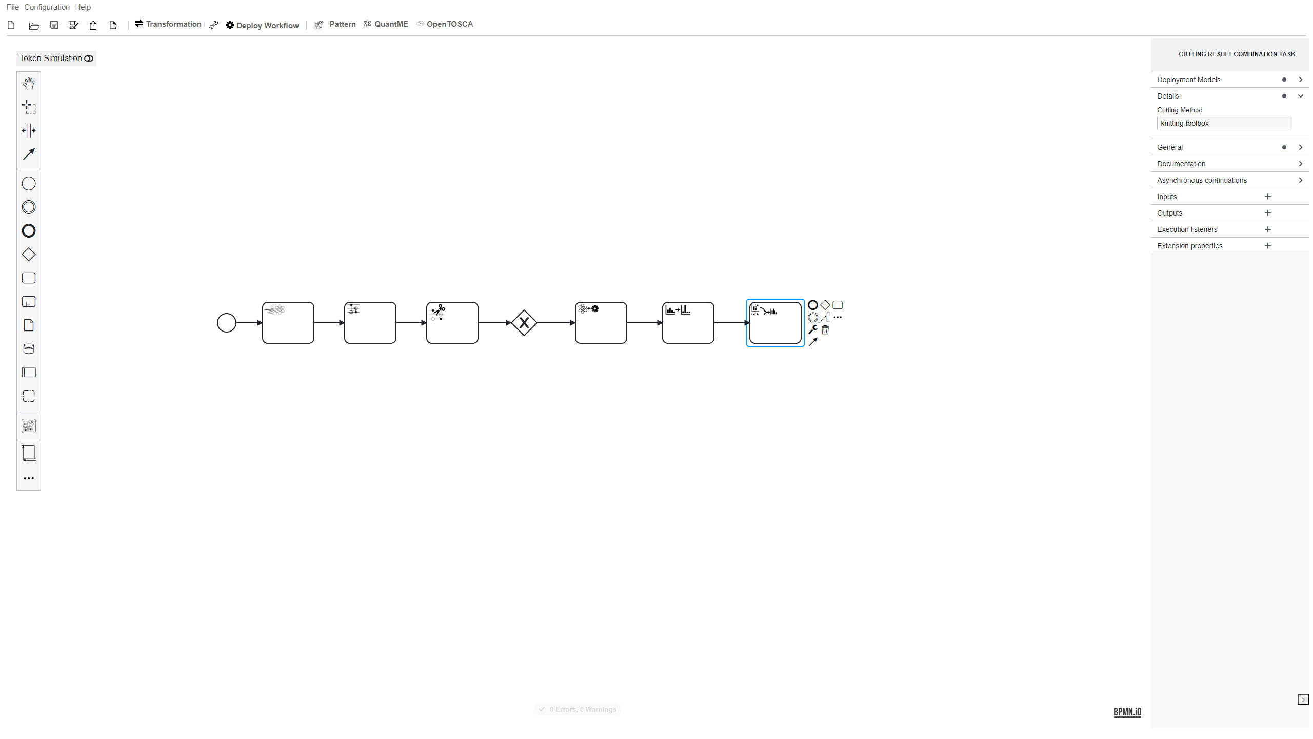 Modeler Configure Result Combination