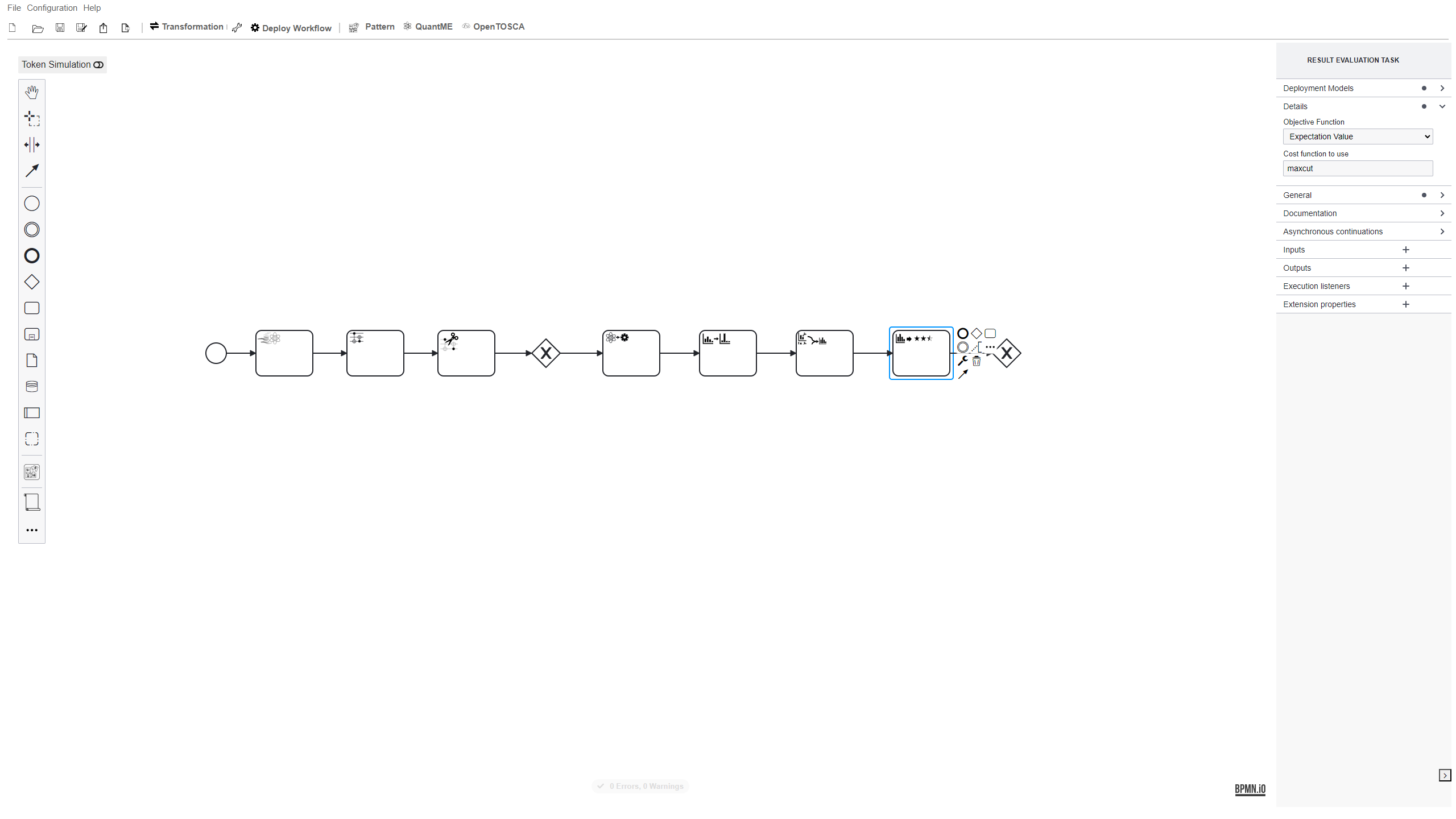 Modeler Configure Result Evaluation