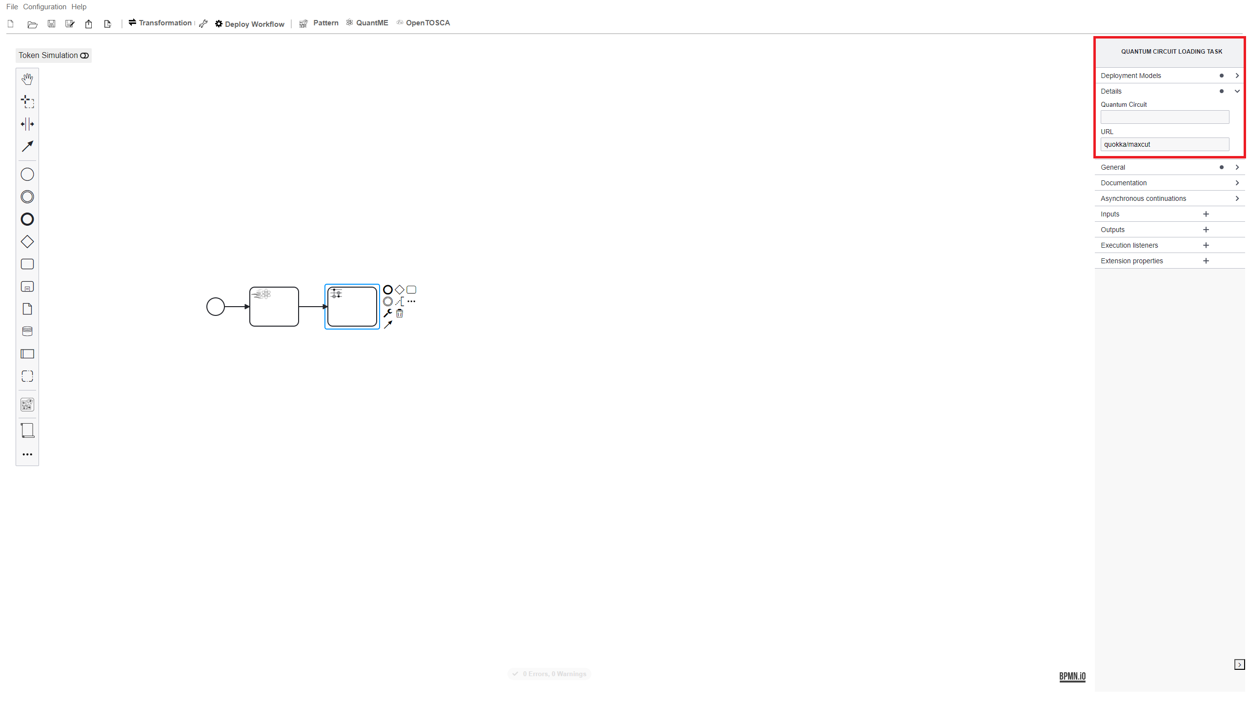 Modeler Configure Circuit Loading