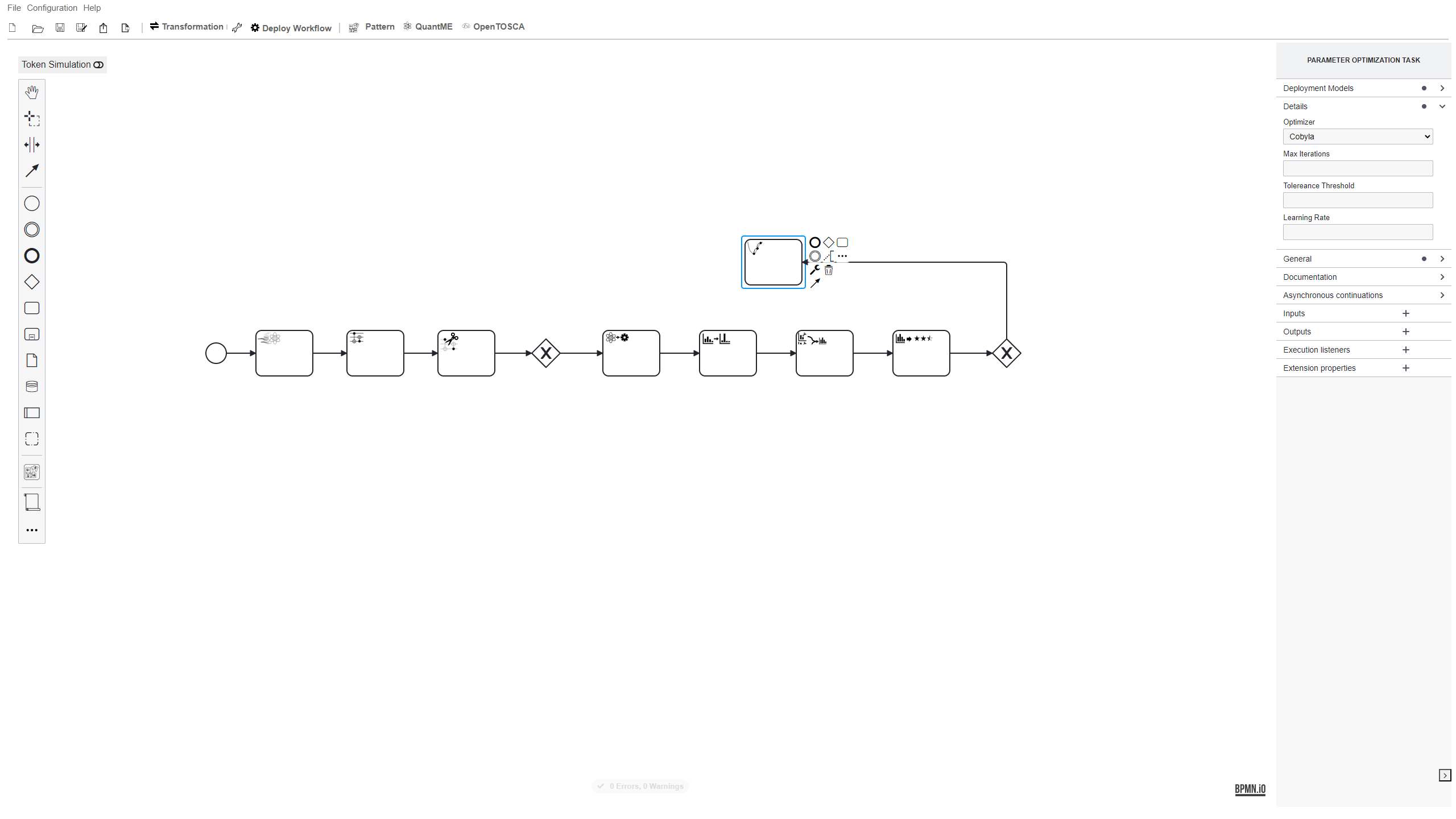 Modeler Configure Optimizer