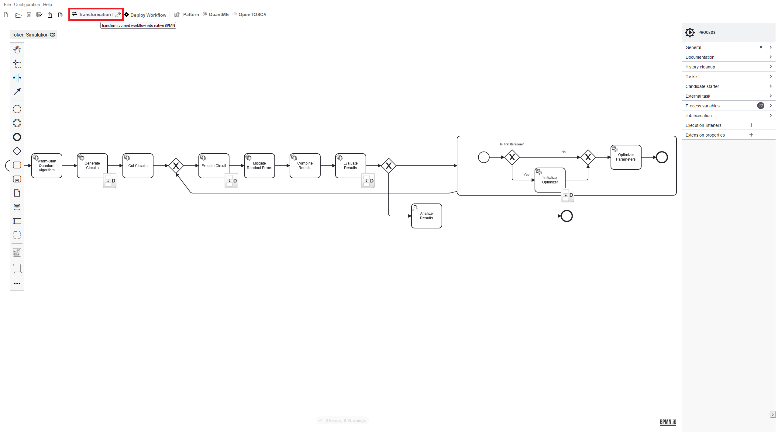 Modeler Transformation